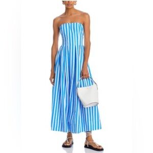 Aqua Striped Dress NWT